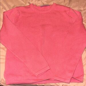 Croft & Barrow Women's Coral Crewneck Sweater
